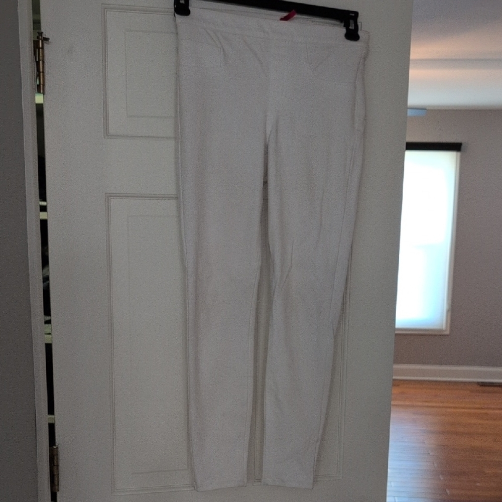 SPANX White High-Waisted Leggings